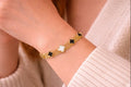 Gold Clover Mesh Bracelet